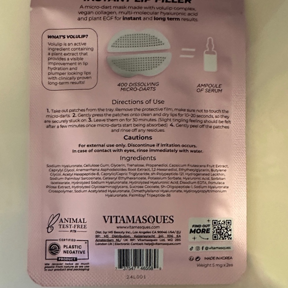 Vitamasques Instant Lip Filler (6 PACK) - Picture 10 of 11